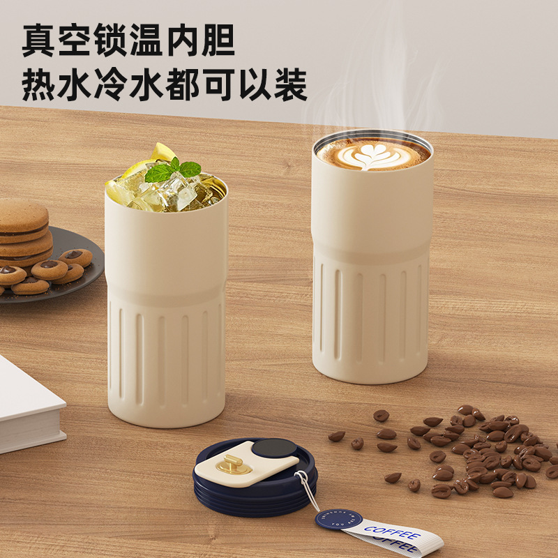Taza de café inteligente con pantalla de temperatura, taza aislada de acero inoxidable 316, taza de viaje, taza para automóvil, taza de agua portátil, transfronteriza