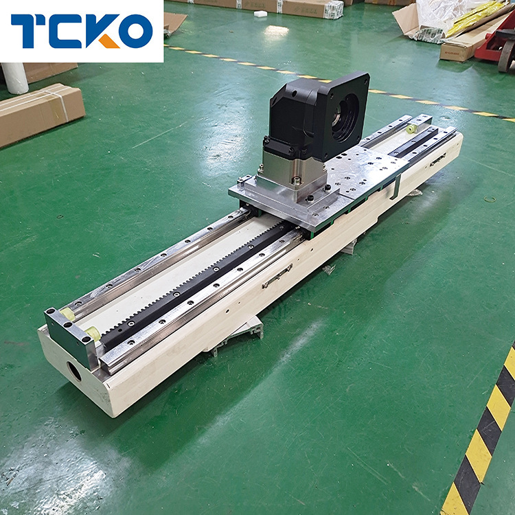 TCKO重型60 80折弯方通齿轮齿条模组 长行程齿轮齿条直线模组滑台