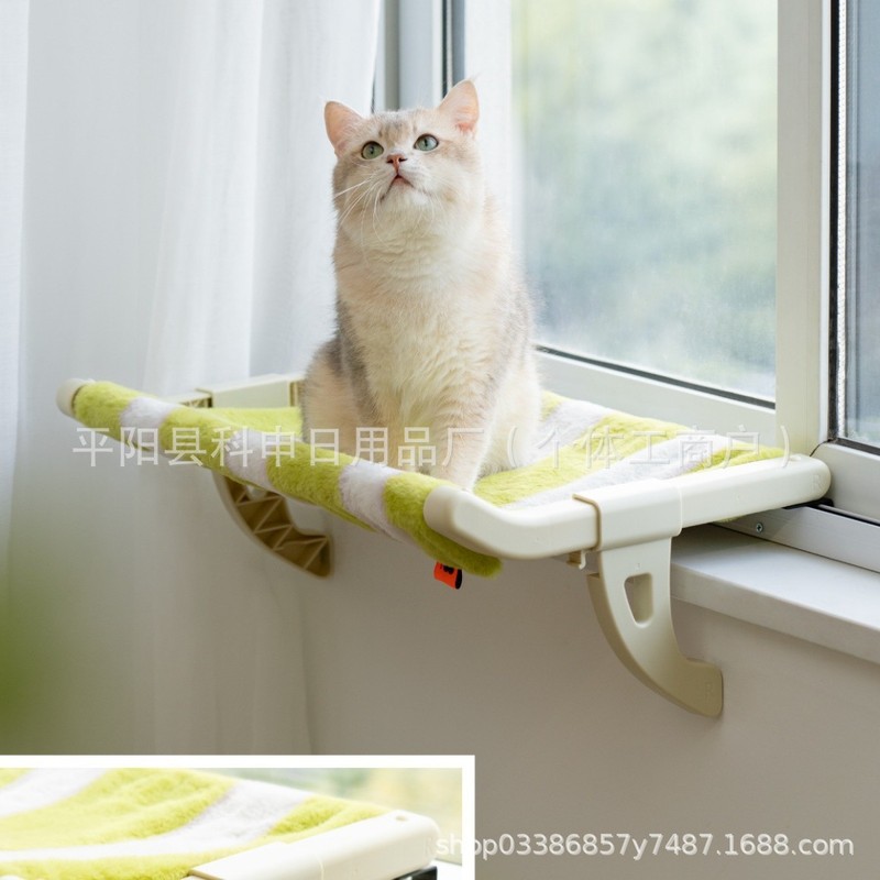 床边猫窝窗边猫挂床小阳台窗户吊床悬挂猫咪挂窝窗台猫架挂壁设计|undefined
