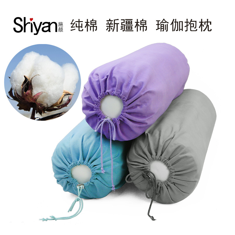 Almohada Redonda de Yoga de Algodón para Ejercicio de Yoga
