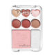 Chinese 8-color love eye shadow plate blush high-gloss integrated powder orange honey peach earth color affordable student makeup plate