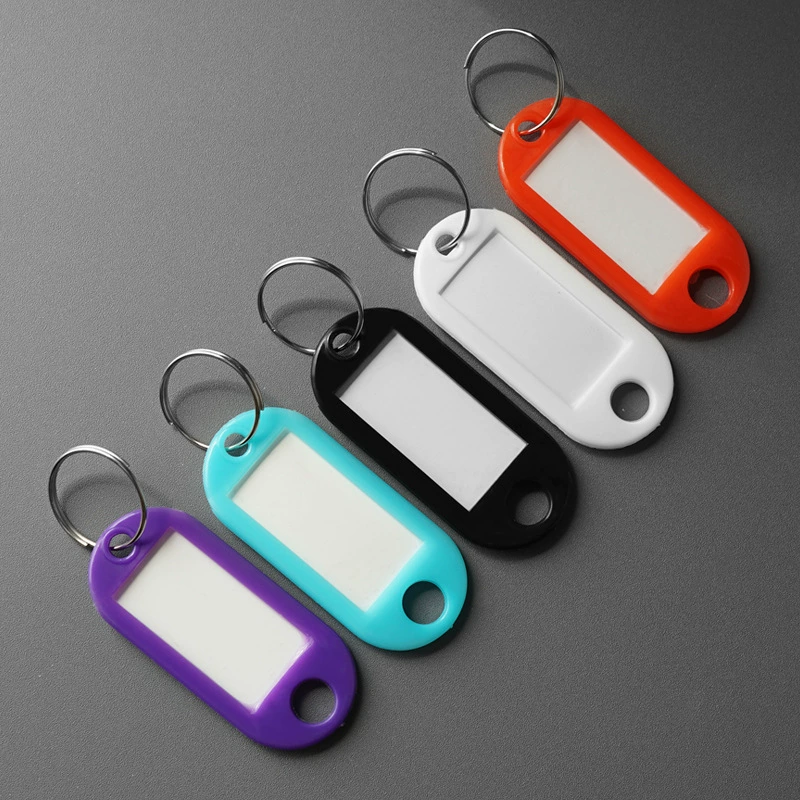 Пластиковая табличка для ключей из полипропилена, которую можно написать на подвеске, этикетка для отеля, классификационная табличка, брелок для ключей