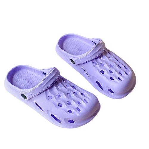 EVA Men's and Women's New High-Elastic Holes Fashion Korean Version Beach Couple Student Casual Matchable Cap Slippers