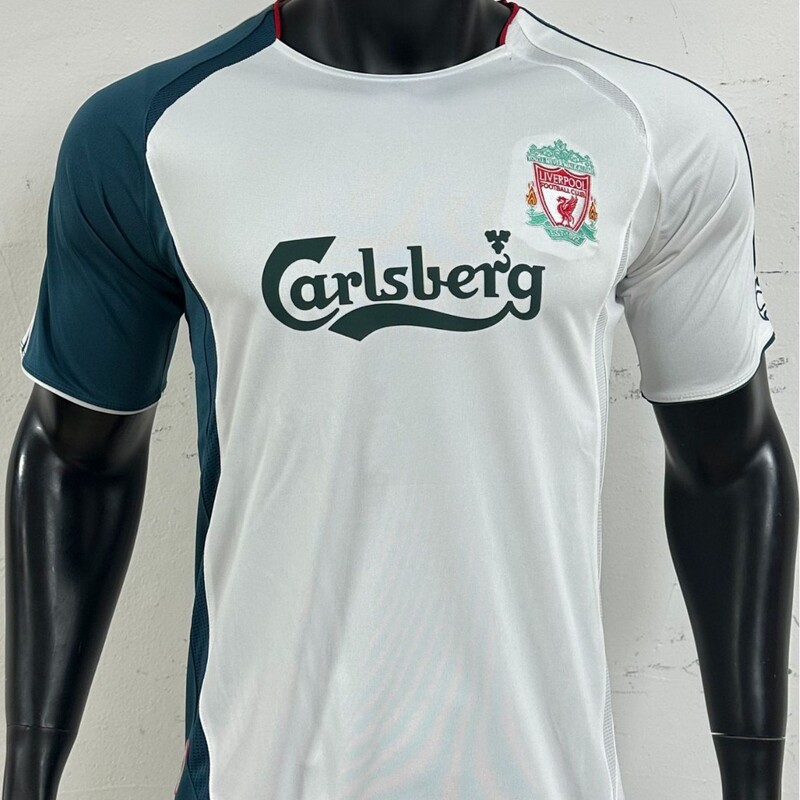 サッカーユニフォームクラブリバプールレトロホームチャンピオンズリーグバージョンレアルマドリードホームジャージクラシックレトロサッカーユニフォーム|undefined