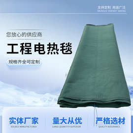工程电热毯混凝土养护冬季桥梁工业保温公路施工保温毯电加热