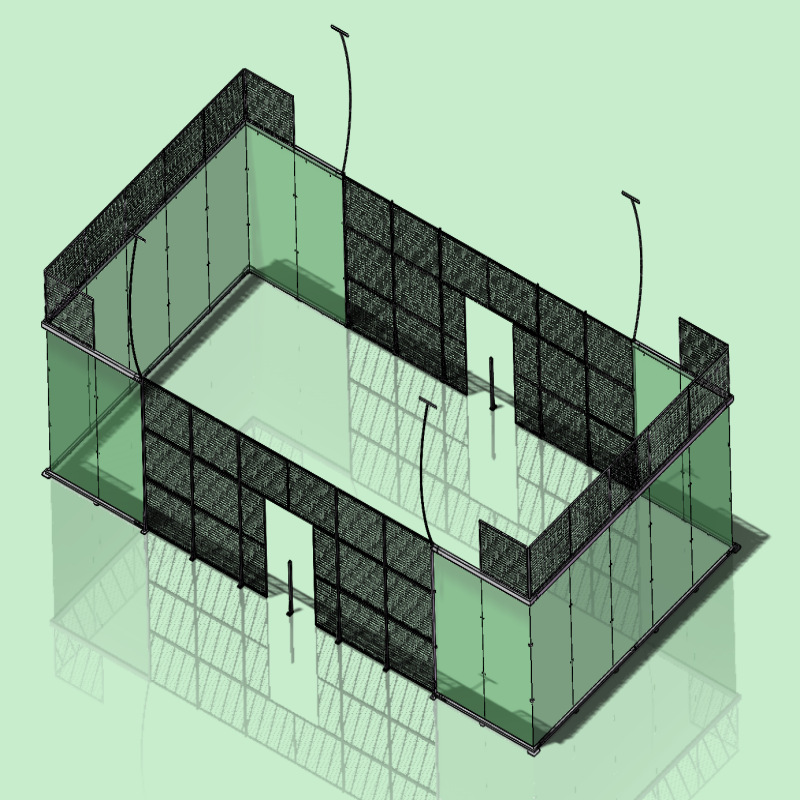 ŷޱPadel Court˫ָֻΧɶ¶