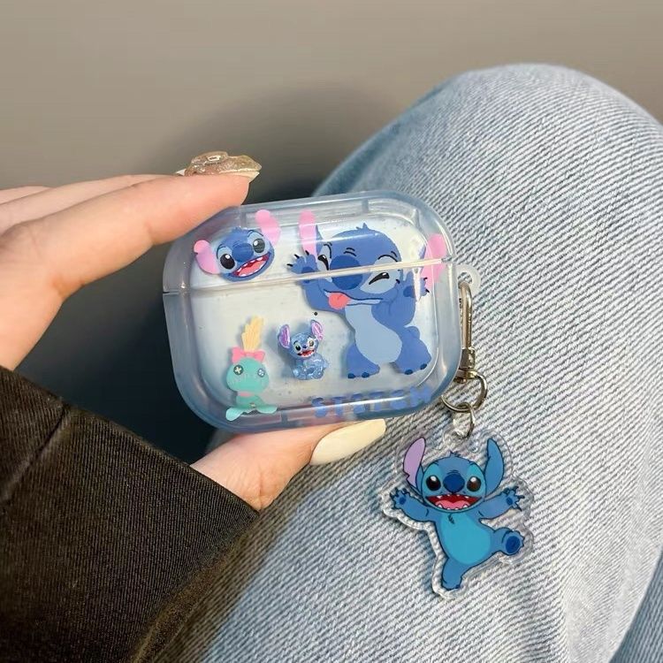 Ins muñecas de dibujos animados para Airpods 4 Apple auriculares pro3 auriculares cubierta colgante cubierta protectora image 4