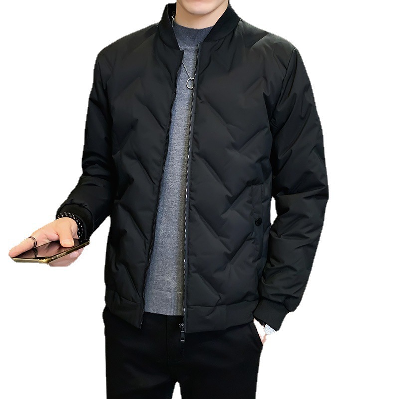 Chaqueta casual para hombre invierno nuevo pato blanco abajo deportes más tamaño suelto ligero caliente chaqueta a prueba de frío al por mayor