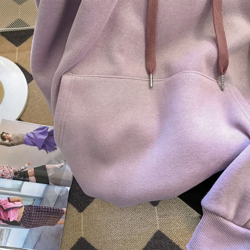 サトイモ紫刺繍ベルベットと帽子付きガーディアン女性2023秋冬新作アニメかわいい減齢長袖上着コート