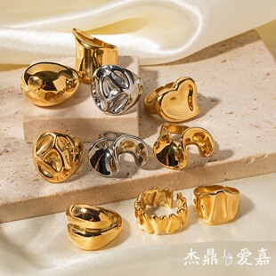 �ܶ��W���Ʒ18K���P��F����ָ�߼���INS�p����rings���lŮ
