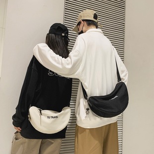 Ins Workwear Shoulder Bag Large Capacity Preppy Style Backpack Men's Trendy Brand Japanese Style Trendyy Sports Bag Women's Crossbody Bag