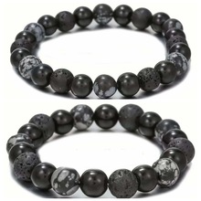 �W����Ȼʯ���b���8mm��ɽ��ʯ��������������ִ����Bracelet