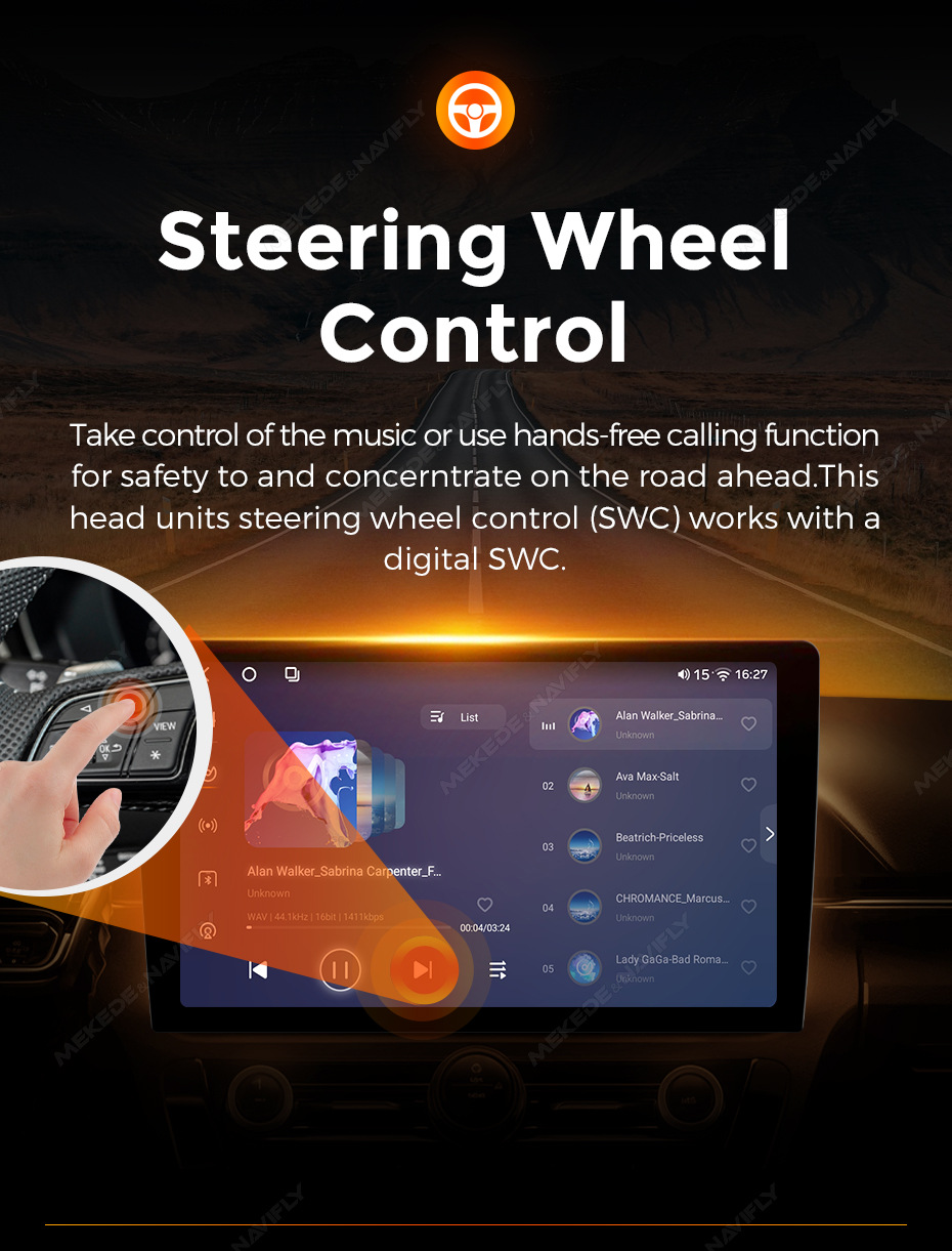 Fangyitong 7865 Android Hd Large Screen 9inch / 10inch Host Dvd Navigation Player Universal Car Device