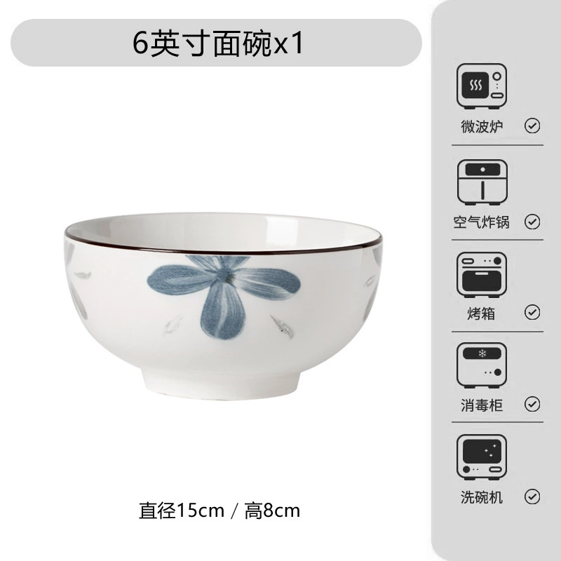Ceramic Tableware Set (Jingdezhen Molan) — Underglaze Colored Bowls & Plates, DIY Select Pieces
