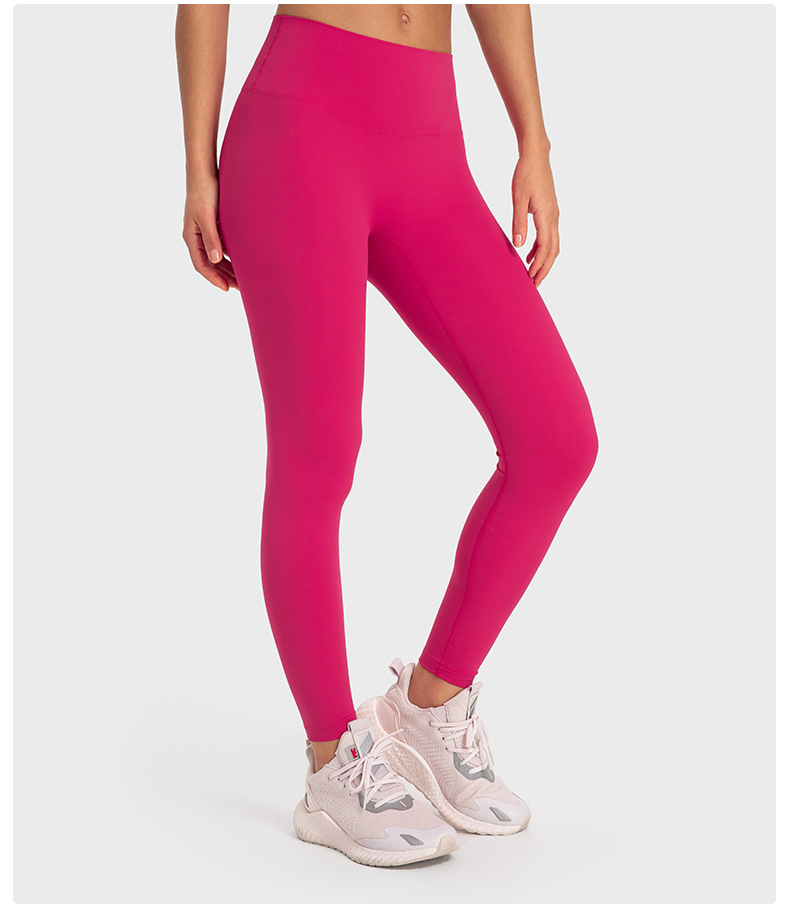 Sports Solid Color Nylon Cotton Blend Active Bottoms Leggings display picture 2