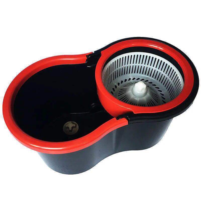 barril de trapeador giratorio doméstico barril de trapeador de piso barril de tela de acero inoxidable auto secado y húmedo de doble uso buen reemplazo de cabeza de trapeador de tela