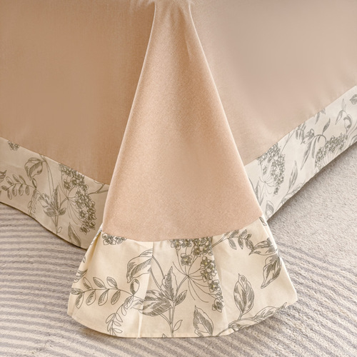 Light Luxury European Style Autumn/Winter 100 Piece Thick Cotton Fleece Quilt Set with High-End Feel, Pure Cotton 1.8m Bed Skirt