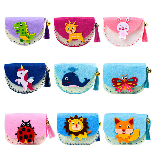 Children's diy handmade non-woven bags for kindergarten non-woven materials girls educational toys