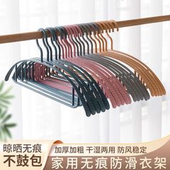 ハンガーの太くて広い肩のプラスチックのハンガーの寮の家庭用の跡がない滑り止めの服は大人の子供のハンガーの卸売りを支えます。