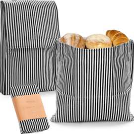 定制手提储存食品保鲜便携烘焙包多功能可重复使用环保蜂蜡面包袋