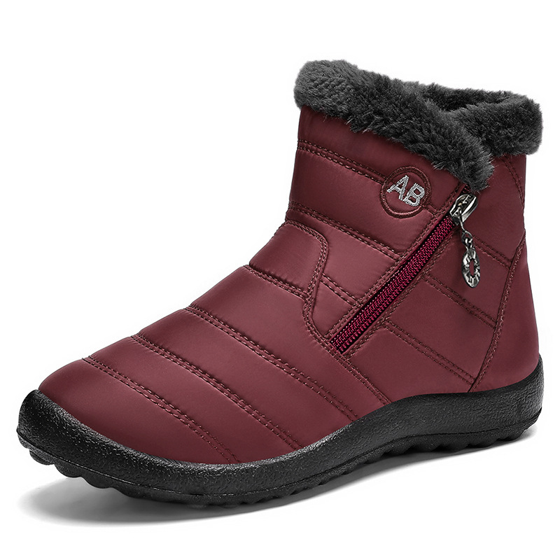 Zapatos de algodón de mujer, botas de algodón de poliuretano, nuevas botas de algodón, calentamiento, botas de nieve, botas de algodón cómodas