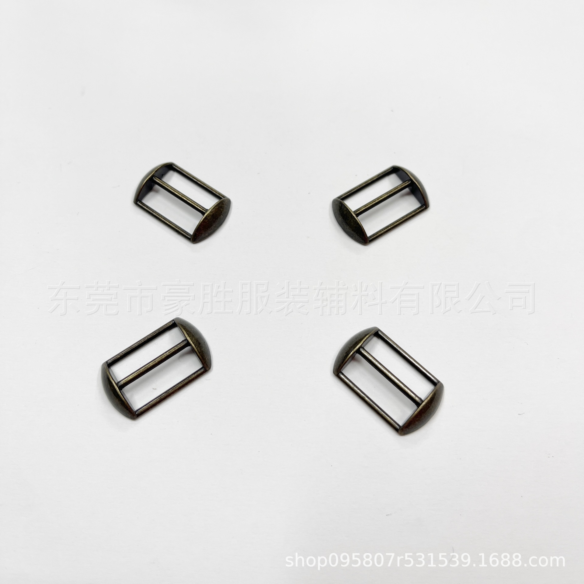 现货供应锌合金金属调节扣帽子鸭舌帽绳扣五金配件辅料日字扣