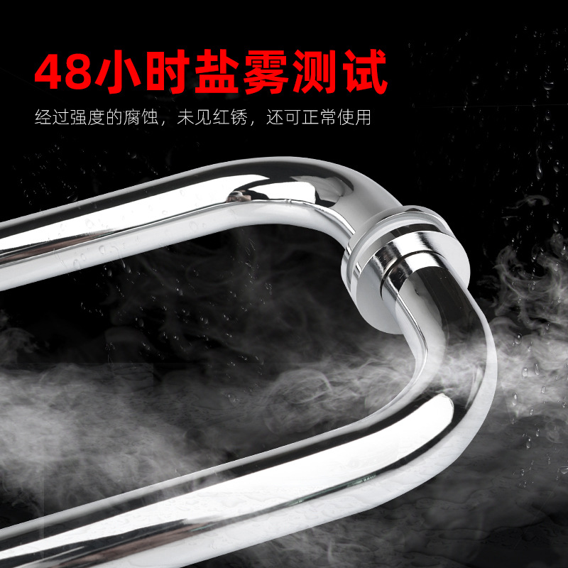 American full copper bathroom door with thick handle, bedroom living room American handle, bathroom glass door holder