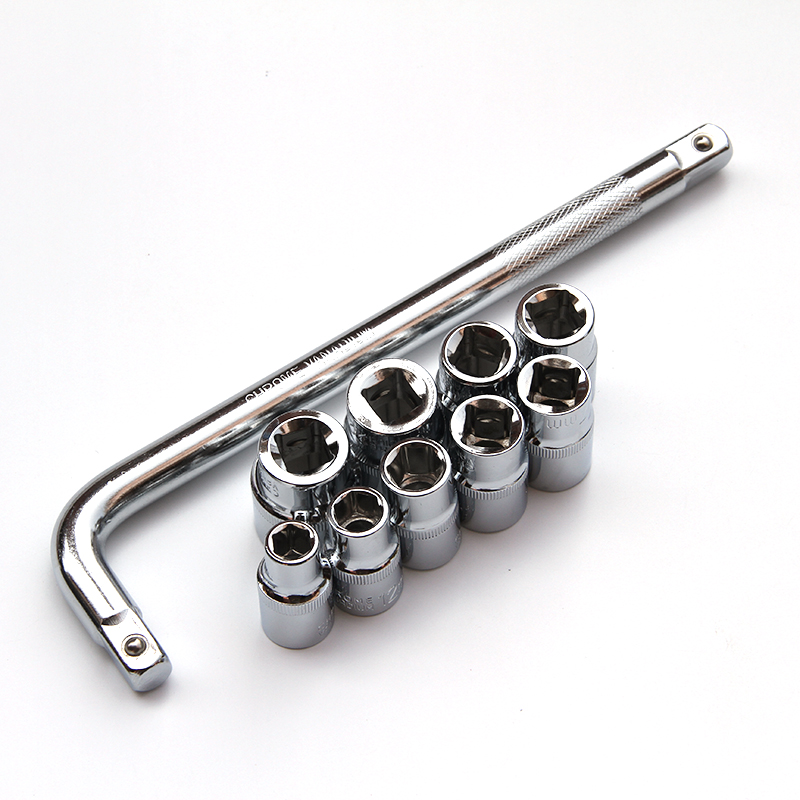 Repair tool socket, tire wrench, external hexagon socket, motorcycle repair socket, large hex socket for water heaters