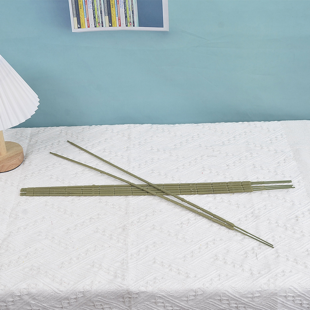 No. 8 Flower Pole/No. 9 Flower Pole Green Flower Pole Floral Wire Handmade Floral Production Materials Wholesale Hydrangea Pole