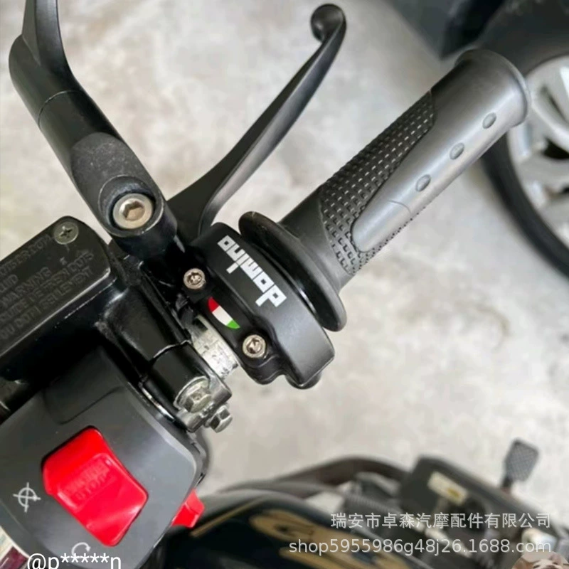 Wenzhou motorcycle large screw oil acceleration throttle handlebar switch handlebar double throttle handle cover aluminum alloy cross-border