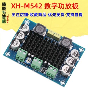 XH-M542 Single Sound Road 100W Digital Panel TPA3116D2 Digital Audio Plate 12-26V