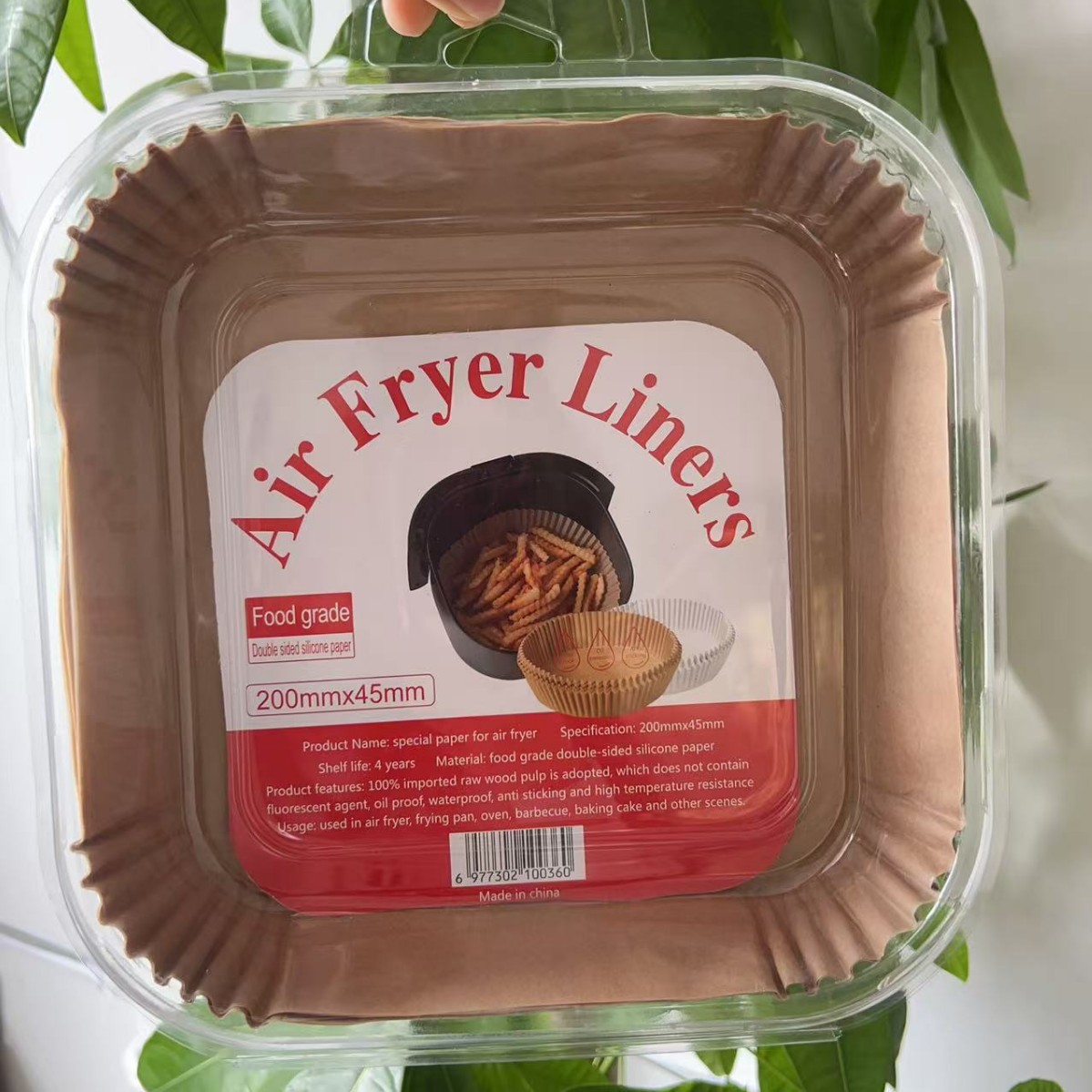 Bandejas de Papel Antiaceite para Freidora de Aire y Horno