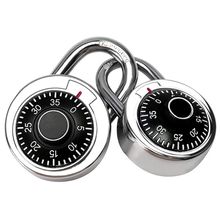 健身房柜门锁转盘挂锁复古密码锁箱包挂锁健身房学校宿舍密码锁头