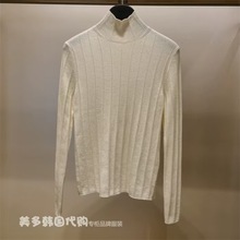 出口韩国秋冬新款女士半高领针织OB*ZEE针织衫