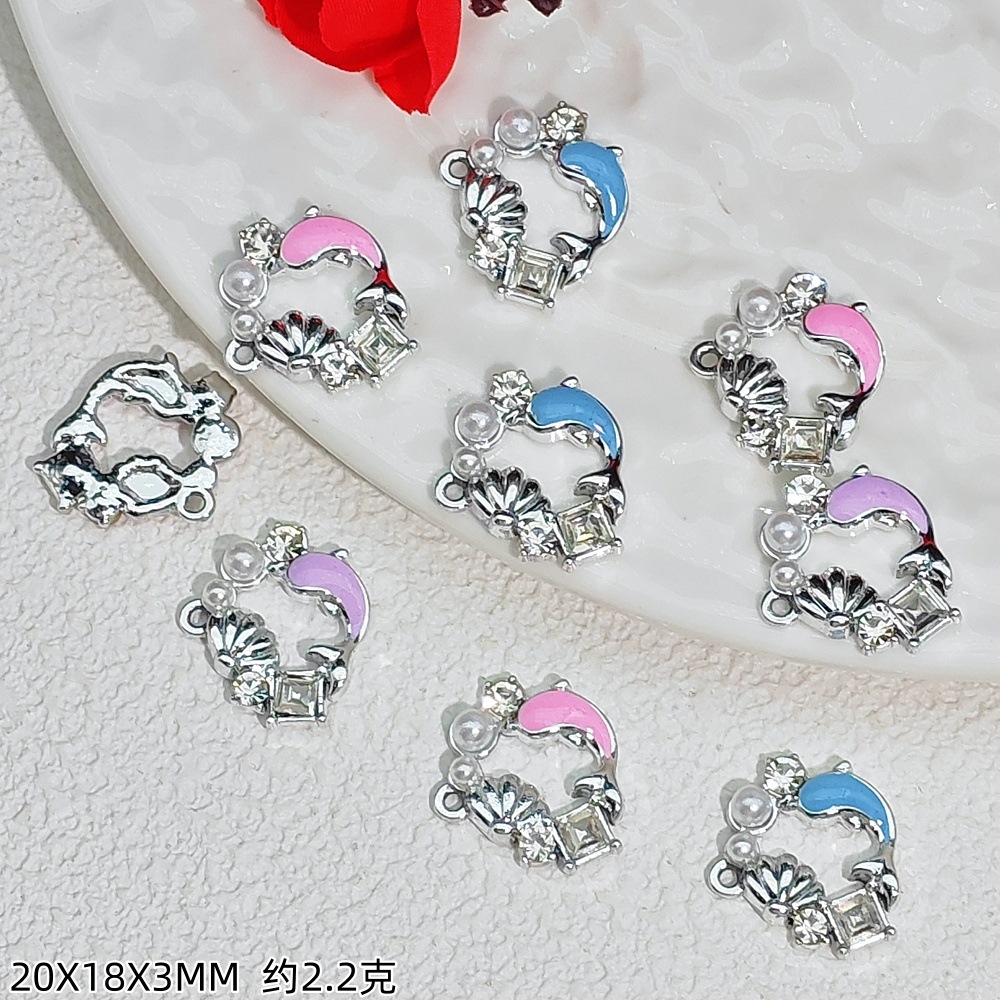 Exquisitos accesorios de joyería colgante de diamante de alta protección ultravioleta al por mayor collar DIY artesanal colgante de materiales de ropa de pulsera