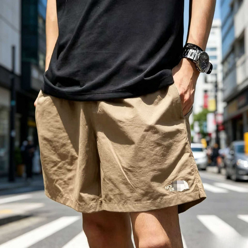 Tnf Shorts Original Casual Fashion Sports Shorts Loose Embroidered Unisex Style Cross-Border Wholesale