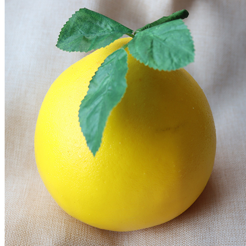 仿真柚子 仿真水果橙子柑橘沙糖桔模型摆件假水果套装仿真柚子