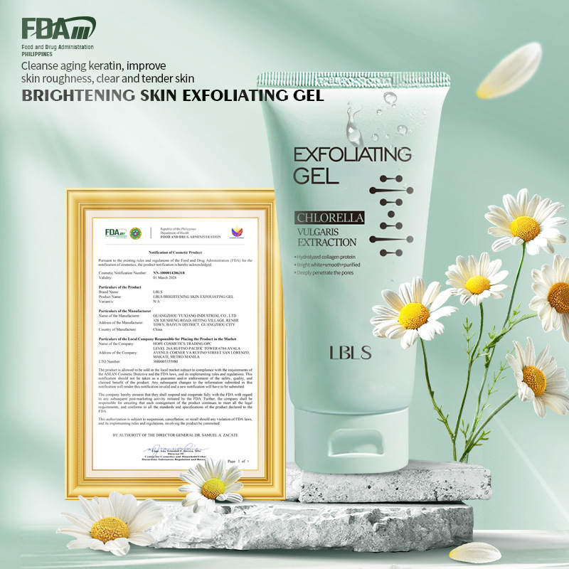 Full English LBLS Facial Exfoliating Gel Deep Cleansing Exfoliating Cleansing Gel Moisturizing Facial Cleanser in stock