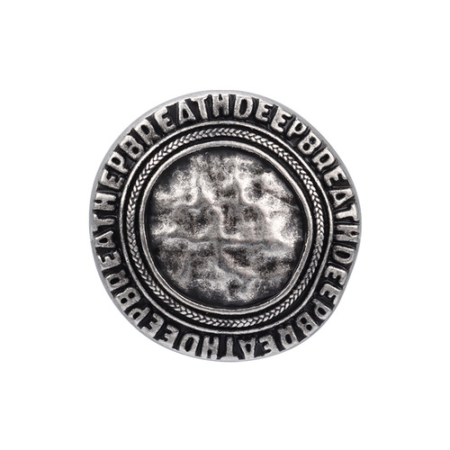 【In-Stock Wholesale】SAB Retro Metal Button Small Chanel-style Round Buttons Cashmere Coat Buttons Accessory for Women