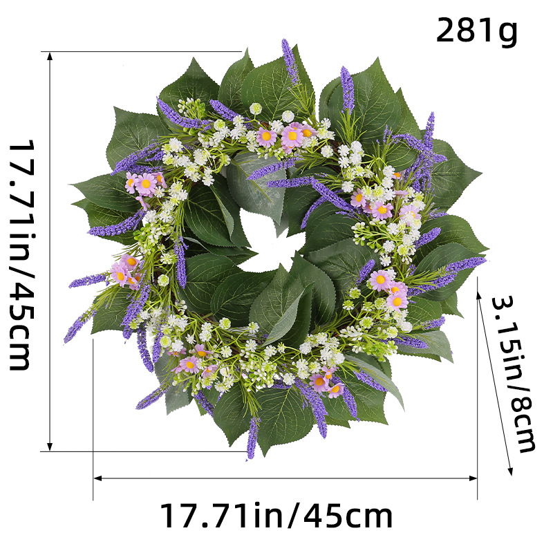 2024 primavera flor artificial rama muerta guirnalda Amazon Venta caliente guirnalda patio al aire libre decoración de la boda accesorios tiro