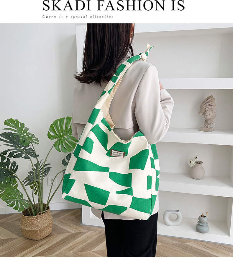 Large-capacity canvas large bag for women, 2021 new style, stylish and versatile, popular single-shoulder bag, fashionable autumn and winter tote bag undefined