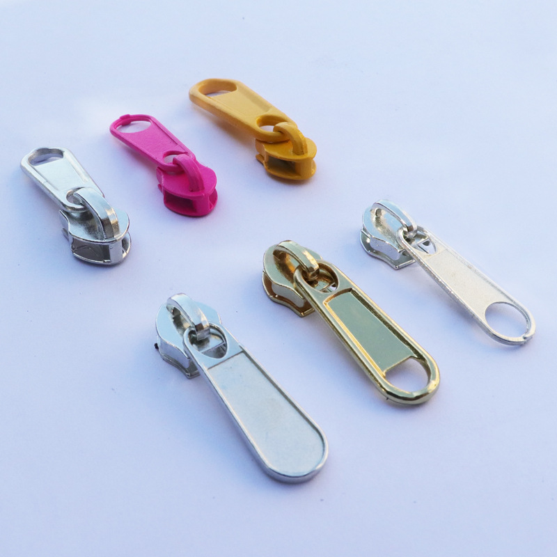 3号长牌拉链头家纺箱包化妆品包装帐篷尼龙树脂金属5号长板