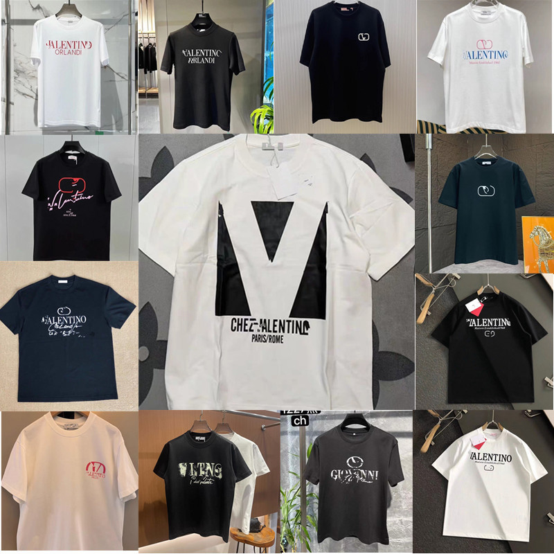 Cross-Border Hot-Selling Vano Letter Print Heavyweight Pure Cotton Loose Round Neck Short-Sleeve T-Shirt Unisex Summer Style Cross-Border Hot-Selling Vano Letter Print Heavyweight Pure Cotton Loose Round Neck Short-Sleeve T-Shirt Unisex Summer Style