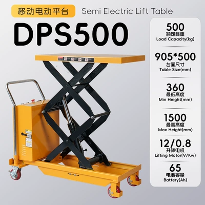 Avtomobil fırlanan platformaları | lift cart - electric-lifting-with-increased-battery-capacity-500kg-lift-15m-tabletop-905500