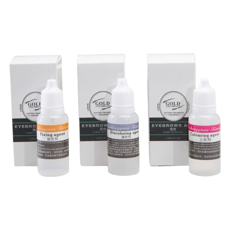 Tattoo Color Fixing Agent Locks in Color and Prevents Premature Fading of Eyebrow Tattoos, Lip Bleaching, and Eyeliner Auxiliary Agent, Dilution and Fading Cream for Semi-Permanent Makeup