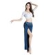 2022 new plus size modal belly dance practice dance clothes suit belly dance top skirt performance skirt