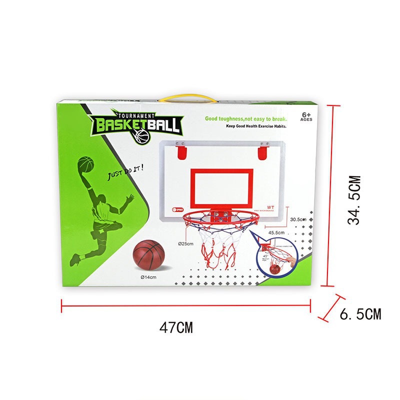 Dispositivo de puntuación para niños transfronterizos tablero de baloncesto montado en la pared Marco de baloncesto de interior sin perforaciones soporte de baloncesto juguetes deportivos