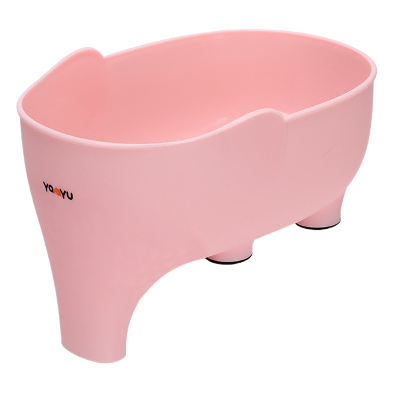 Cesta de drenaje Yan yuchuangxin hogar cocina Almacenamiento de plástico cesta de lavado de verduras cesta de filtro de frutas y verduras cesta de drenaje de elefante