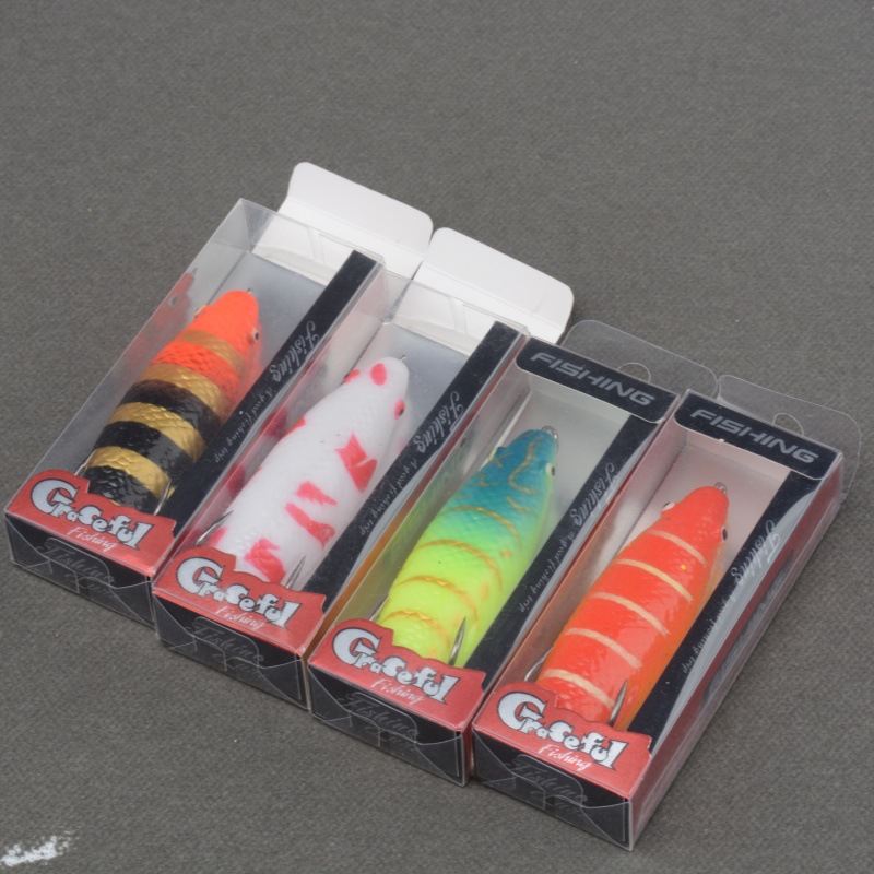 Rana fea Rana del trueno de tiro largo Rana de cueva de hierba pesada Rana Luya Verano Rana de simulación negra Pez negro para matar cebo falso