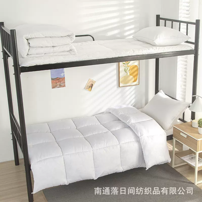定制被褥职工单位学生宿舍整张羽丝绒填充柔软透气品质保障假必赔
